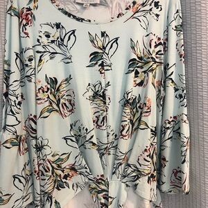 New Directions Multicolor Floral Women's Blouse
